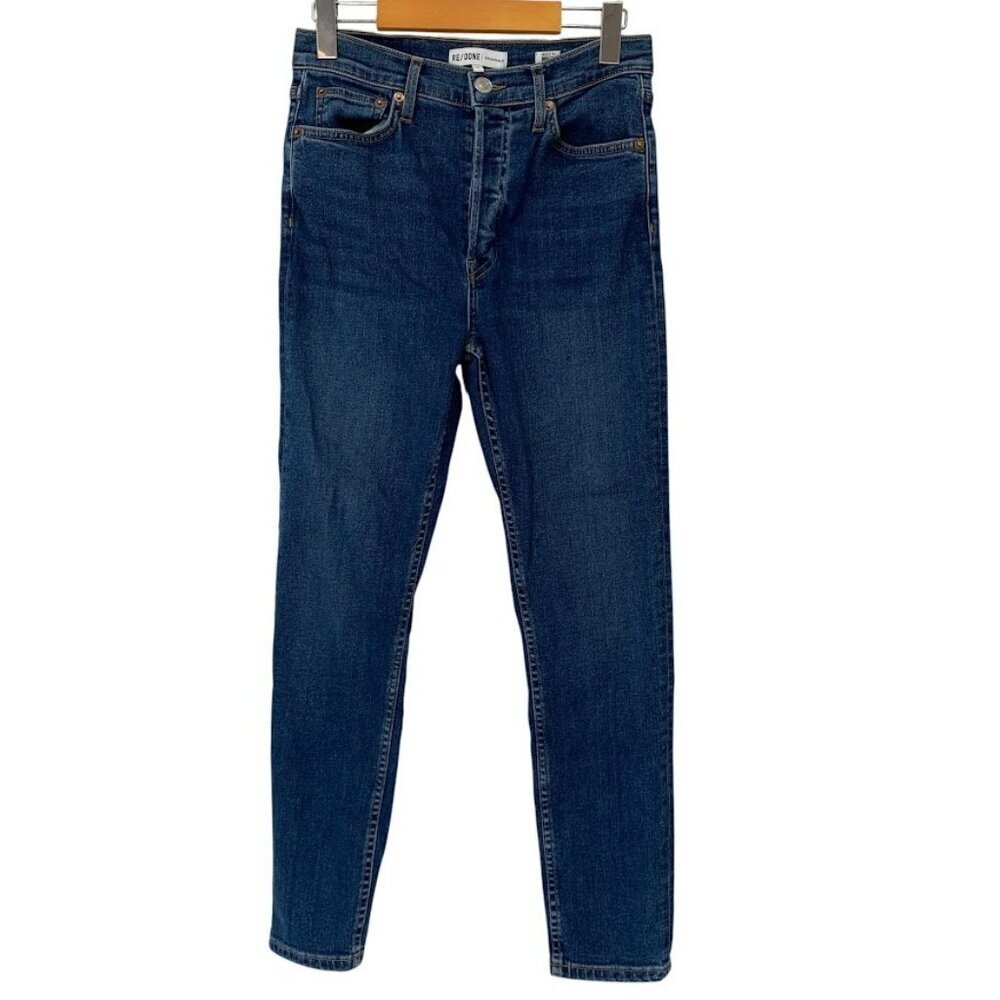 Re/Done Originals Jeans High Rise Ankle Crop Stretch 2018 Size 28